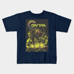 Contra Cover Art Kids T-Shirt